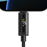 Cablu Mcdodo (CA-8000), USB-C to USB-C, Dual LED Display, 100W, Fast Charging, 1.2m, Negru