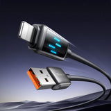 Cablu Mcdodo (CA-5250), USB-A to Lightning, LED Display, 1.2m, Negru