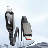 Cablu Mcdodo Rythm Series (CA-4960), Type-C to Lightning, 36W, LED Display, Fast Charging, 1.2m, Negru