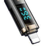 Cablu Mcdodo (CA-3600), Type-C to Lightning, 36W, Digital Display, Auto Power Off, Transparent Design, 1.2m, Negru