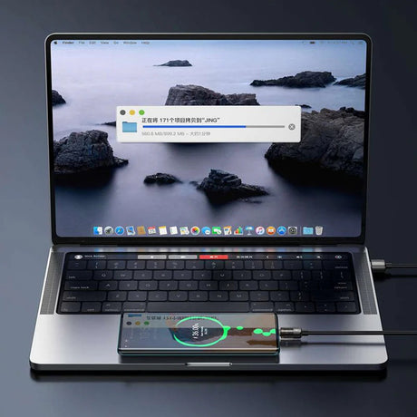 Cablu Mcdodo (CA-3150), USB to Type-C, 6A, Super Charge, Transparent Design, Auto Power Off, 1.2m, Negru