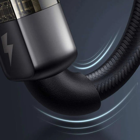 Cablu Mcdodo (CA-3160), Type-C to Lightning, 36W, Transparent Design, Auto Power Off, 1.2m, Negru