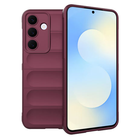 Husa de protectie Techsuit Magic Shield compatibil cu Samsung Galaxy S25 FE, Bordo