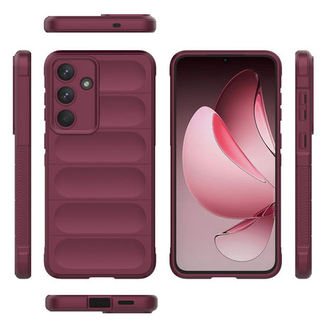 Husa de protectie Techsuit Magic Shield compatibil cu Samsung Galaxy S25 FE, Bordo