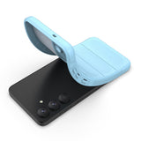 Husa de protectie Techsuit Magic Shield compatibil cu Samsung Galaxy S25 FE, Bleu