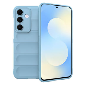 Husa de protectie Techsuit Magic Shield compatibil cu Samsung Galaxy S25 FE, Bleu