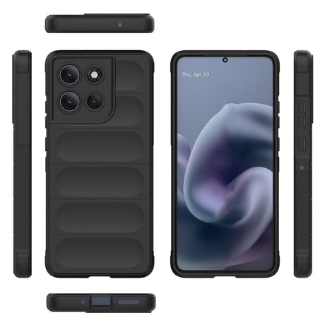Husa de protectie Techsuit Magic Shield compatibil cu Motorola Moto G86 Power, Negru