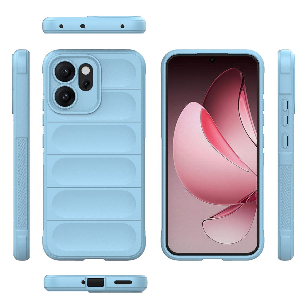 Husa de protectie Techsuit Magic Shield compatibil cu Oppo Reno14 F / Reno14 FS 5G, Bleu
