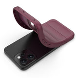 Husa de protectie Techsuit Magic Shield compatibil cu Oppo Reno14 F / Reno14 FS 5G, Bordo