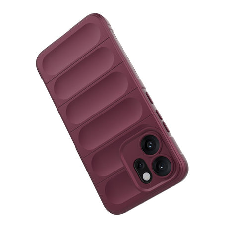 Husa de protectie Techsuit Magic Shield compatibil cu Oppo Reno14 F / Reno14 FS 5G, Bordo