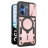 Husa de protectie Techsuit CamGuard Pro compatibil cu Xiaomi Redmi 15C 4G / Redmi 15C 5G, Roz Auriu