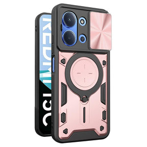 Husa de protectie Techsuit CamGuard Pro compatibil cu Xiaomi Redmi 15C 4G / Redmi 15C 5G, Roz Auriu
