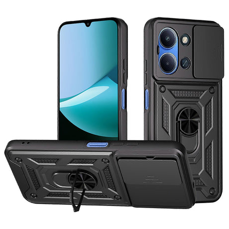 Husa de protectie Techsuit CamShield Series compatibil cu Xiaomi Redmi 15C 4G / Redmi 15C 5G, Negru