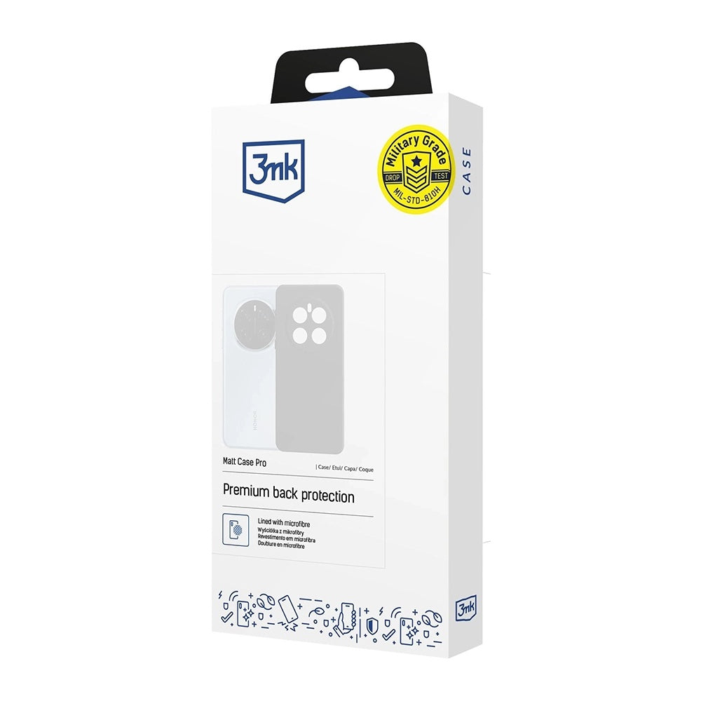 Husa de protectie 3mk Matt Pro compatibil cu iPhone 17 Pro Max, Negru