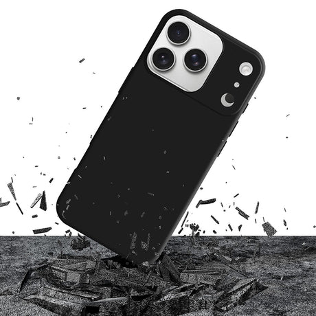 Husa de protectie 3mk Matt Pro compatibil cu iPhone 17 Pro Max, Negru