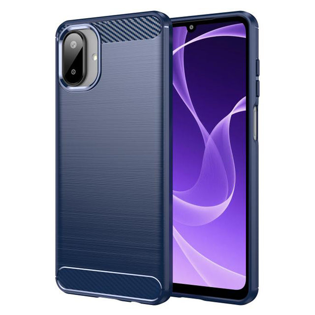 Husa de protectie Techsuit Carbon Silicone compatibil cu Samsung Galaxy A07 4G, Albastru