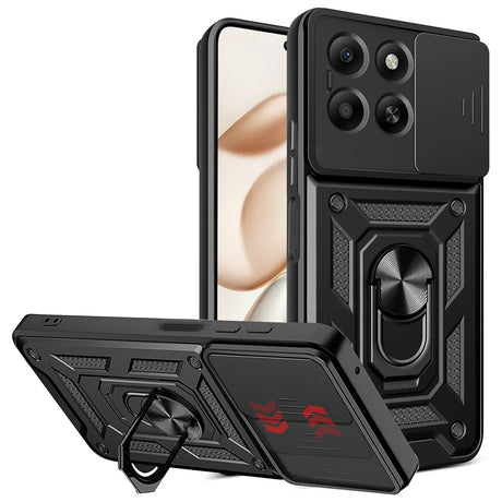 Husa de protectie Techsuit CamShield Series compatibil cu Honor 400 Smart 5G / 400 Smart 4G / X7d 4G, Negru