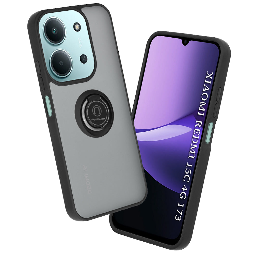 Husa de protectie Techsuit Glinth compatibil cu Xiaomi Redmi 15C 4G / Redmi 15C 5G / Poco C85 4G, Negru