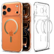 Husa de protectie Spigen Ultra Hybrid MagSafe (ACS10284) compatibil cu iPhone 17 Pro Max, Transparent /Gold