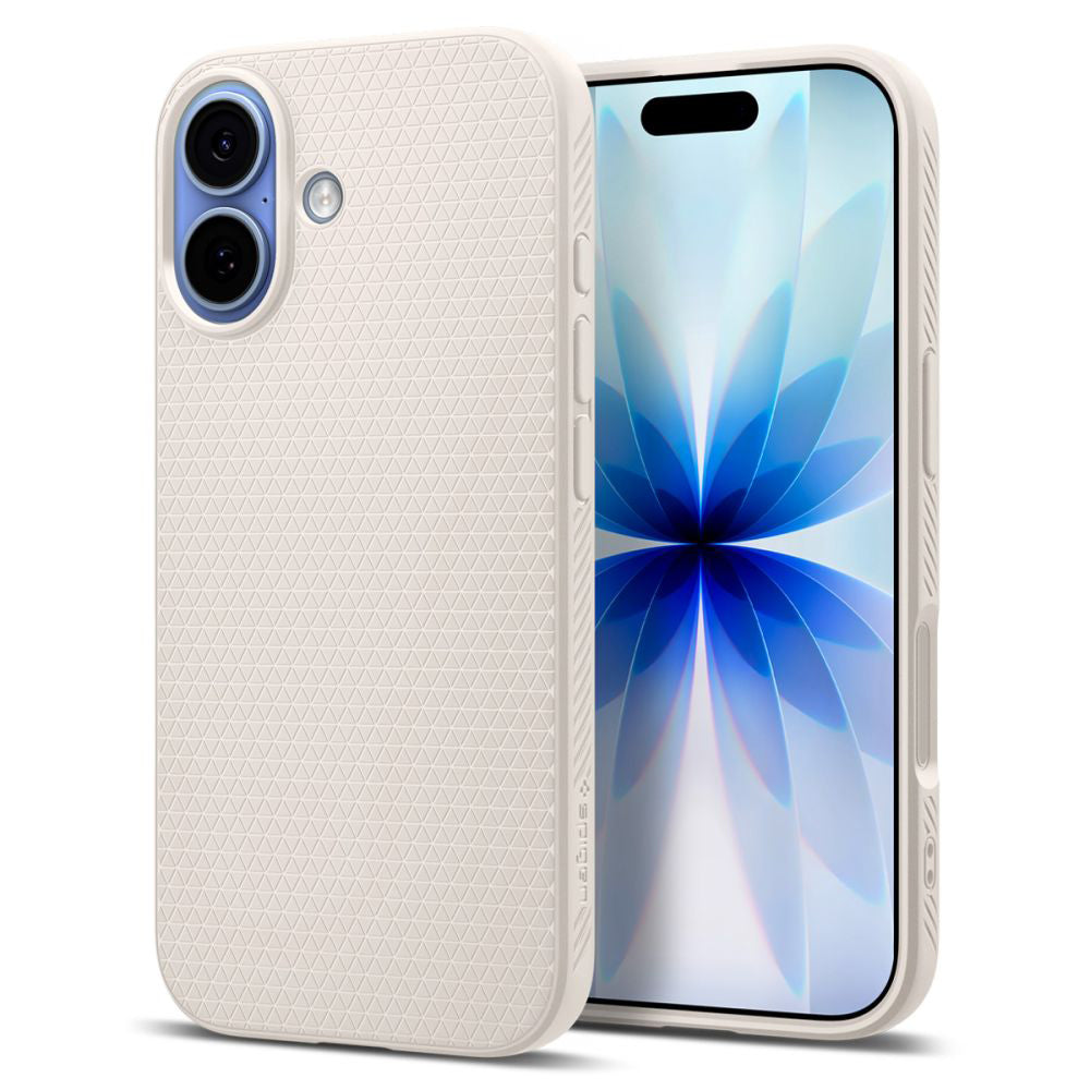 Husa de protectie Spigen Liquid Air (ACS10372) compatibil cu iPhone 17, Titanium Natural