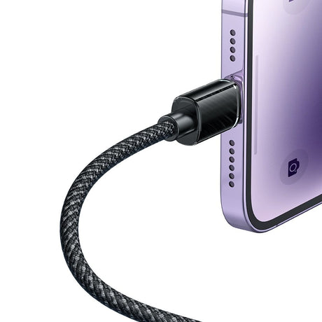 Cablu Mcdodo (CA-3640), USB to Lightning, Transparent Design, 3A, 1.2m, Negru