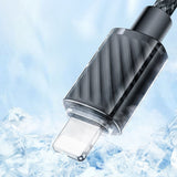 Cablu Mcdodo (CA-3640), USB to Lightning, Transparent Design, 3A, 1.2m, Negru