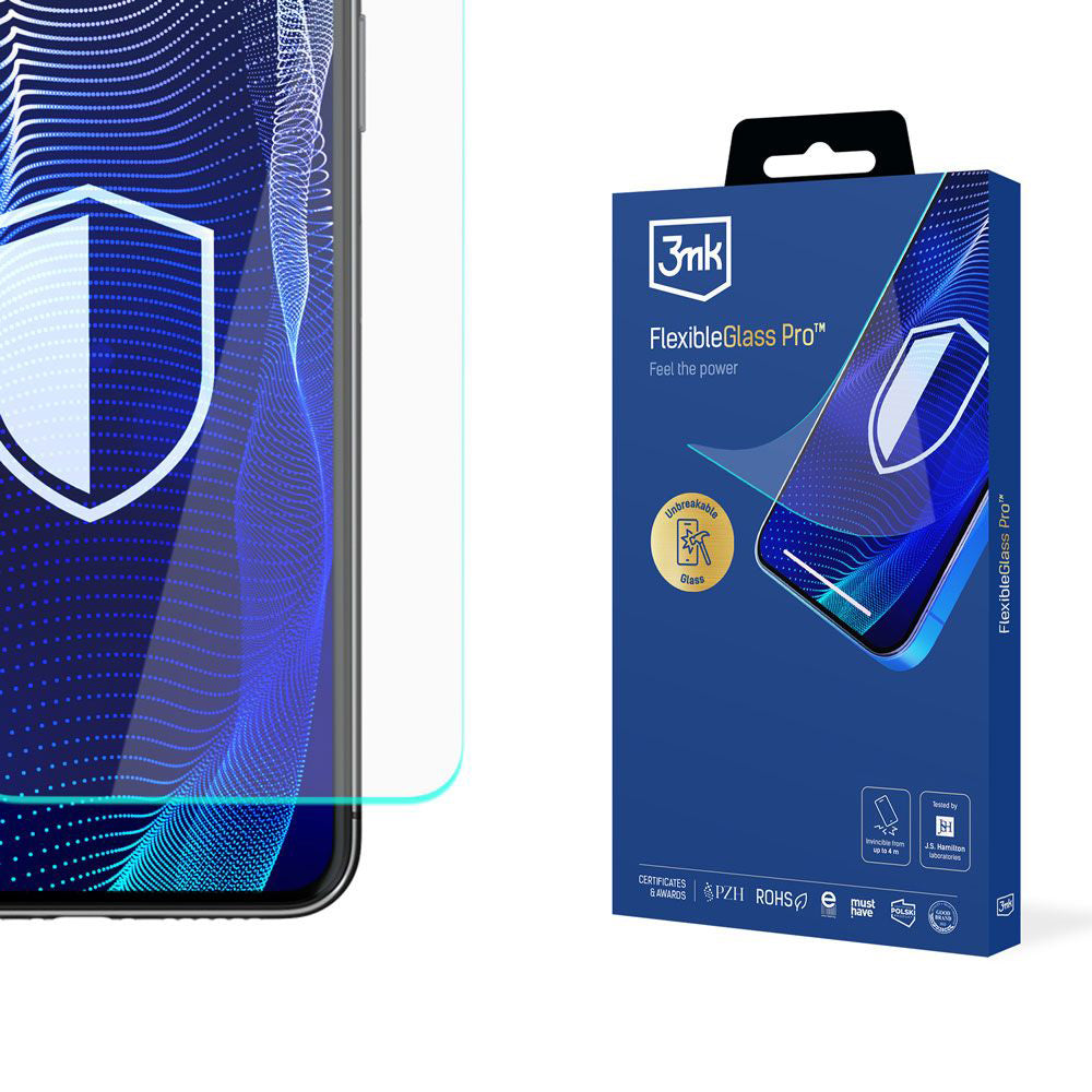 Folie de protectie 3mk FlexibleGlass Pro compatibil cu Samsung Galaxy S24, Transparent