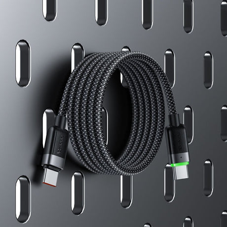Cablu Mcdodo Self-Winding Series (CA-2000), USB-C to USB-C, 60W, Fast Charging, 1.2m, Negru