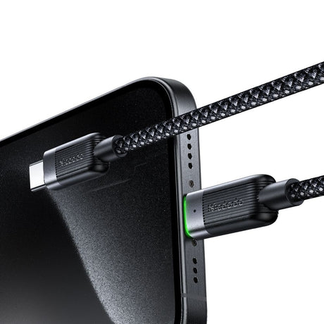 Cablu Mcdodo Self-Winding Series (CA-2000), USB-C to USB-C, 60W, Fast Charging, 1.2m, Negru