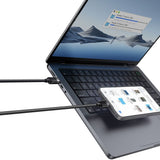 Cablu Mcdodo Self-Winding Series (CA-2000), USB-C to USB-C, 60W, Fast Charging, 1.2m, Negru