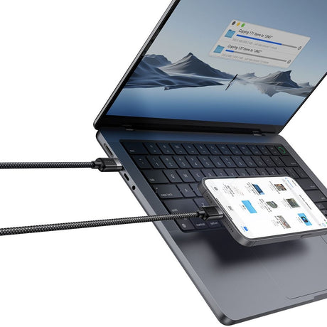 Cablu Mcdodo Self-Winding Series (CA-2000), USB-C to USB-C, 60W, Fast Charging, 1.2m, Negru