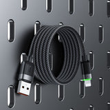 Cablu Mcdodo Self-Winding Series (CA-6000), USB-A to Lightning, 3A, 1.2m, Negru