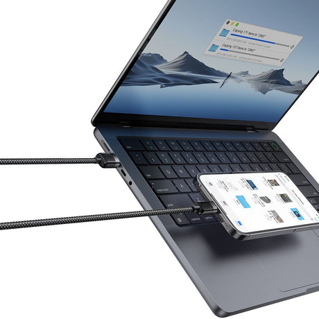 Cablu Mcdodo Self-Winding Series (CA-6000), USB-A to Lightning, 3A, 1.2m, Negru