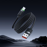 Cablu Mcdodo Self-Winding Series (CA-5650), USB-A to USB-C, 6A, 1.2m, Negru