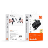 Cablu Mcdodo Self-Winding Series (CA-5650), USB-A to USB-C, 6A, 1.2m, Negru