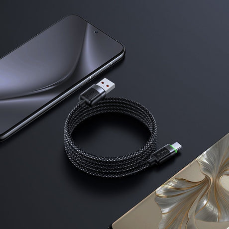 Cablu Mcdodo Self-Winding Series (CA-5650), USB-A to USB-C, 6A, 1.2m, Negru