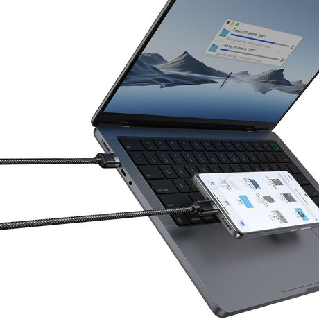 Cablu Mcdodo Self-Winding Series (CA-5650), USB-A to USB-C, 6A, 1.2m, Negru