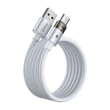 Cablu Mcdodo (CA-6892), with Charging Light, USB-C to USB-A, Transparent Cable, 6A, 1.2m, Alb