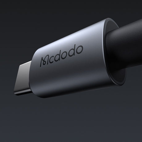 Cablu Mcdodo (CA-6940), with Charging Light, USB-C to Lightning, Transparent Cable, 36W, 1.2m, Negru