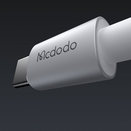 Cablu Mcdodo (CA-6942), with Charging Light, USB-C to Lightning, Transparent Cable, 36W, 1.2m, Alb