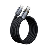 Cablu Mcdodo (CA-5580), with Charging Light, USB-C to USB-C, Transparent Cable, 100W, 1.2m, Negru