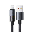 Cablu Mcdodo (CA-8170), with Colorful Lights, USB-A to Lightning, 3A, 1.2m, Negru