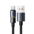 Cablu Mcdodo (CA-8180), with 7 Colorful Lights, USB-A to USB-C, 6A, 1.2m, Negru