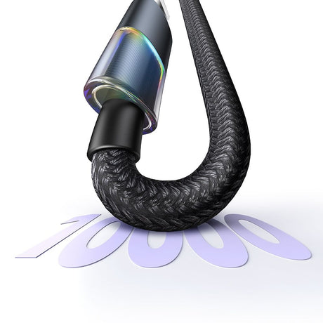 Cablu Mcdodo (CA-8190), with 7 Colorful Lights, USB-C to Lightning, 36W, 3A, 1.2m, Negru