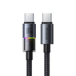 Cablu Mcdodo (CA-8200), with 7 Colorful Lights, USB-C to USB-C, 100W, 5A, 1.2m, Negru