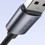 Cablu Mcdodo (CA-5180), with Breathing Light, USB-A to USB-C, 100W, 6A, 1.2m, Negru