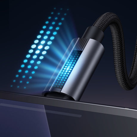 Cablu Mcdodo (CA-5710), with Breathing Light, USB-C to Lightning, 36W, 3A, 1.2m, Negru