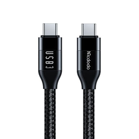 Cablu Mcdodo (CA-7132), USB-C to USB-C, 100W, 10Gb/s, 4K@60Hz, 5A, 1.2m, Negru