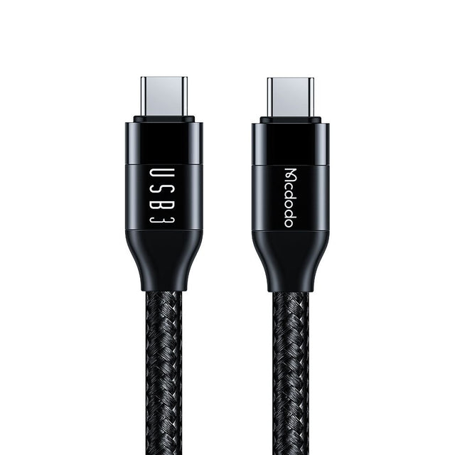 Cablu Mcdodo (CA-7132), USB-C to USB-C, 100W, 10Gb/s, 4K@60Hz, 5A, 1.2m, Negru