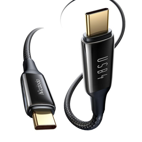 Cablu Mcdodo (CA-2990), Type-C to Type-C, 240W, Thunderbolt 3, 40Gb/s, 8K Ultra HD, 1.2m, Negru